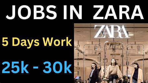 zara remote jobs|part time jobs in zara.